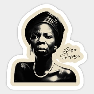 Nina Simone Sticker